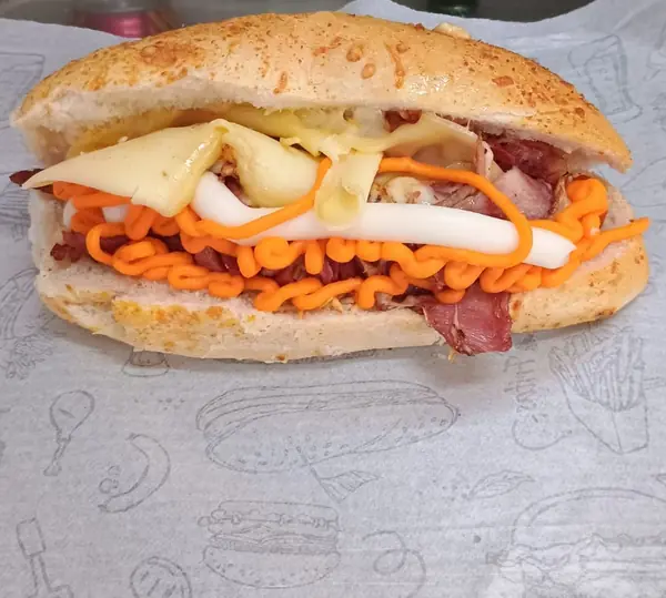 Dog Bacon E Queijo Na Baguete
